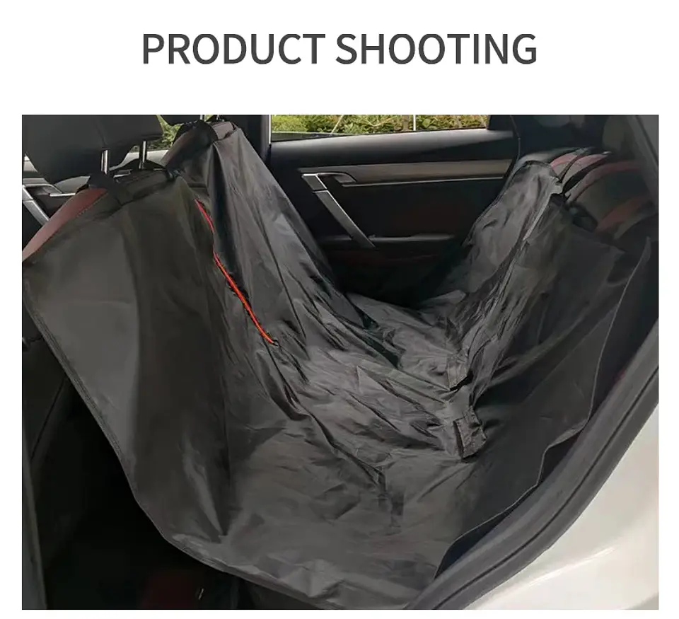 Funda Protectora Impermeable para Asientos Traseros de Auto para Perros, Gatos y Mascotas de Razas Pequeñas. 6