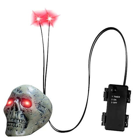 Ojos LED Luminosos con Temporizador para Decoración Halloween