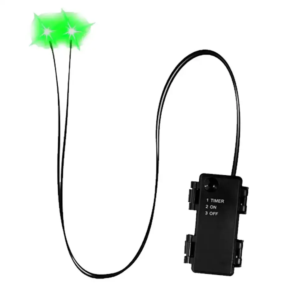 Ojos LED Luminosos con Temporizador para Decoración Halloween 7