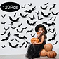 Murciélagos 3D Adhesivos para Halloween – Packs de 12 a 120 Piezas - Miniatura 1