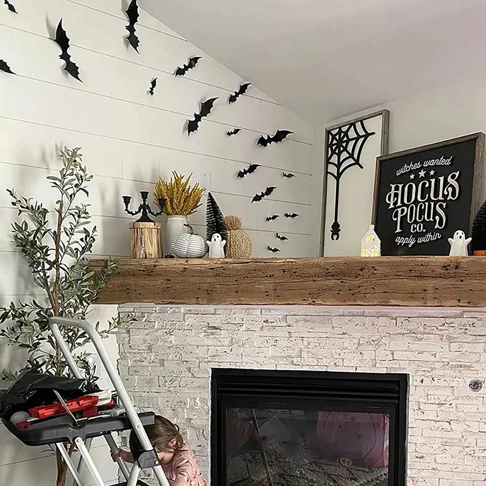 Murciélagos 3D Adhesivos para Halloween – Packs de 12 a 120 Piezas 2