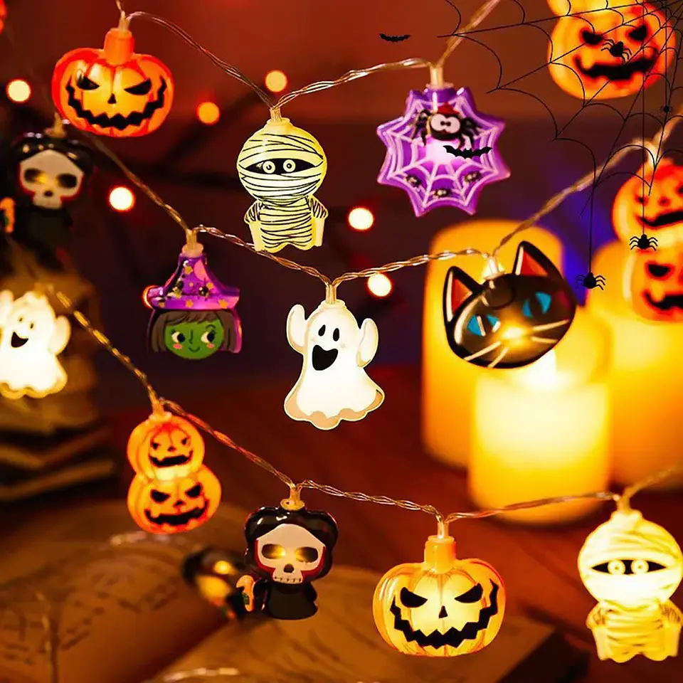 Guirnalda LED Halloween con Figuras – 1,5 m y 3 m 8