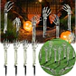 Brazos de Esqueleto para Jardín Halloween – Estacas Decorativas - Miniatura 1