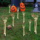 Brazos de Esqueleto para Jardín Halloween – Estacas Decorativas - Miniatura 2