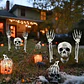 Brazos de Esqueleto para Jardín Halloween – Estacas Decorativas - Miniatura 3