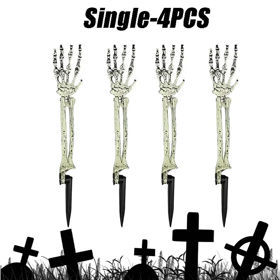 Brazos de Esqueleto para Jardín Halloween – Estacas Decorativas 9