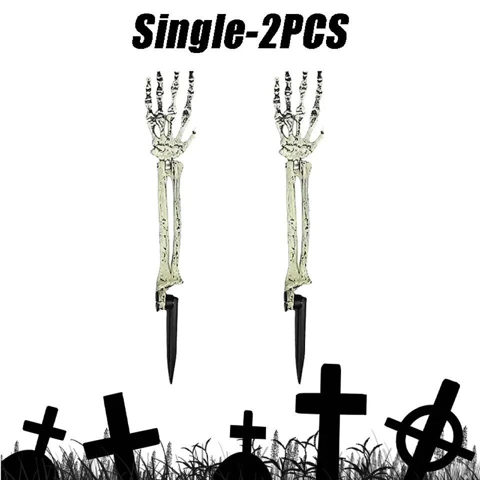 Brazos de Esqueleto para Jardín Halloween – Estacas Decorativas 10