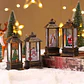 Lámpara Navideña LED con Santa Claus y Muñeco de Nieve – Decoración Iluminada para el Hogar - Miniatura 3