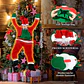 Santa Claus Colgante Escalador con Luces Solares – Decoración Navideña para Ventana, Balcón o Techo - Miniatura 6