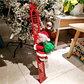 Santa Claus Eléctrico Escalando Escalera con Música y Luz LED – Decoración Navideña para Árbol y Hogar - Miniatura 1