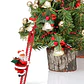 Santa Claus Eléctrico Escalando Escalera con Música y Luz LED – Decoración Navideña para Árbol y Hogar - Miniatura 5