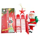 Santa Claus Eléctrico Escalando Escalera con Música y Luz LED – Decoración Navideña para Árbol y Hogar - Miniatura 7