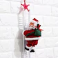 Santa Claus Eléctrico Escalando Escalera con Música y Luz LED – Decoración Navideña para Árbol y Hogar - Miniatura 8