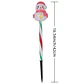 Set de 5 Luces Solares LED Navideñas con Estacas – Santa Claus y Muñeco de Nieve para Jardín y Exterior - Miniatura 6