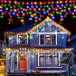 Luces Solares LED Tipo Carámbano para Exterior – 8 Modos de Iluminación Navideña - Miniatura 9