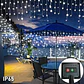 Luces Solares LED Tipo Carámbano para Exterior – 8 Modos de Iluminación Navideña - Miniatura 10