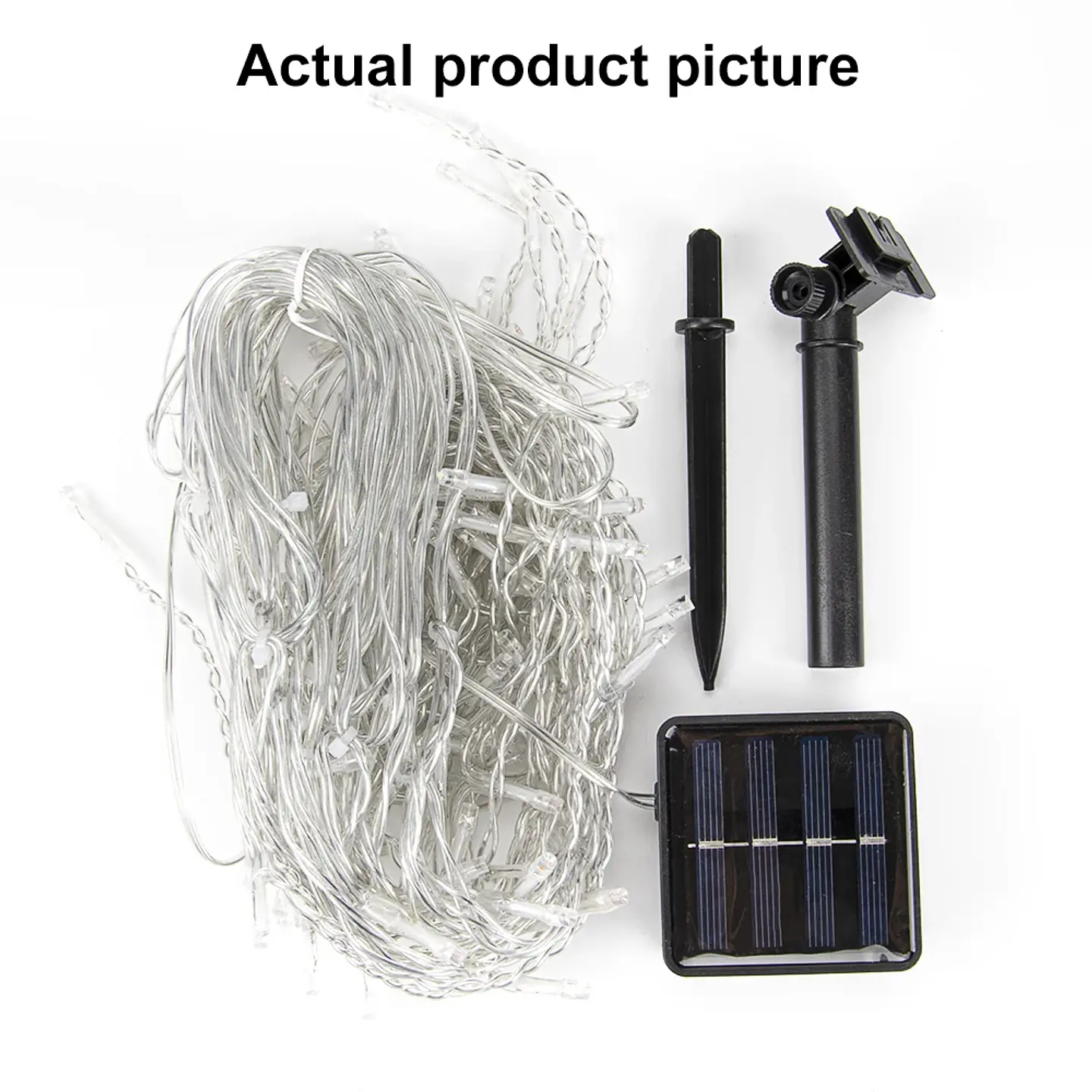 Luces Solares LED Tipo Carámbano para Exterior – 96/162 LED con 8 Modos 6