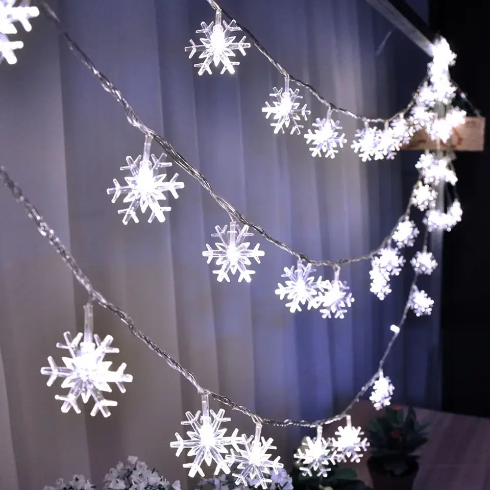 Guirnalda de Luces LED Navideñas con Figuras – 2 y 3 Metros para Árbol, Ventanas y Hogar 4