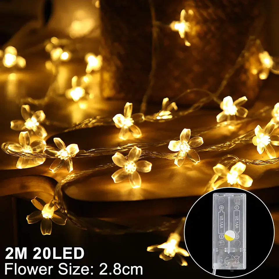 Guirnalda de Luces LED Navideñas con Figuras – 2 y 3 Metros para Árbol, Ventanas y Hogar 11