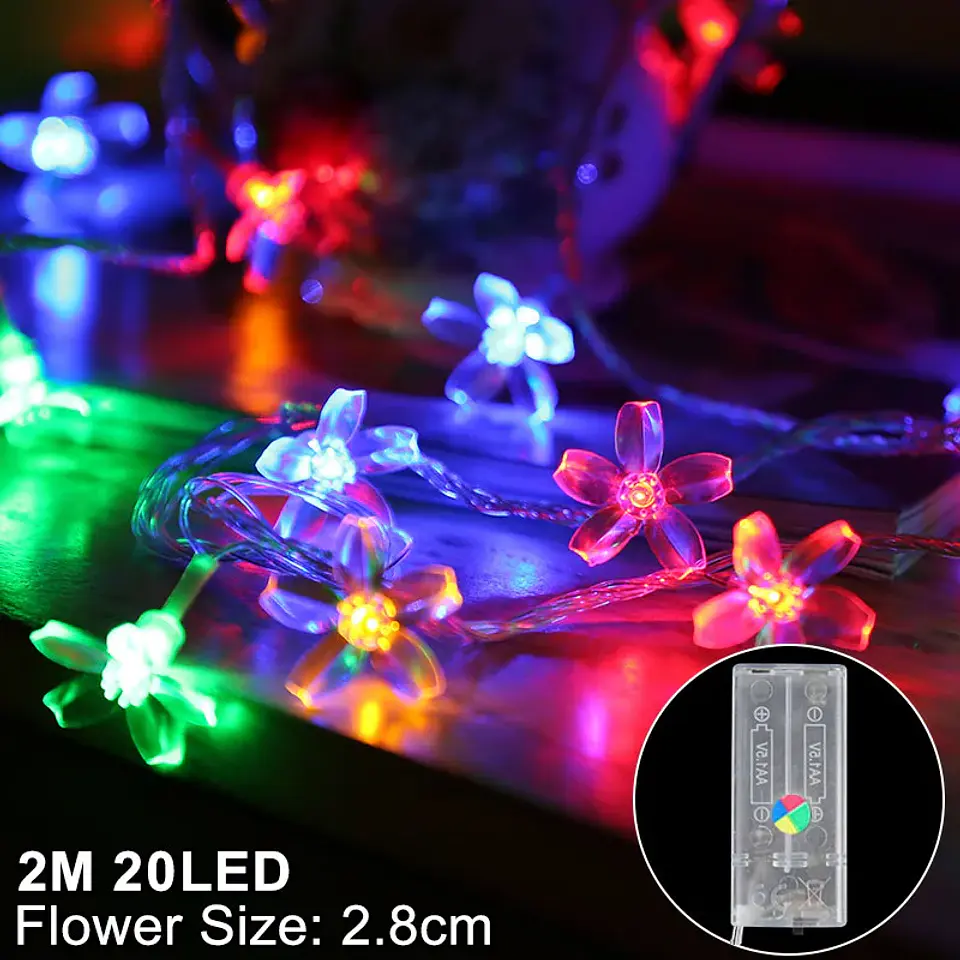 Guirnalda de Luces LED Navideñas con Figuras – 2 y 3 Metros para Árbol, Ventanas y Hogar 13