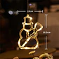 Adorno Navideño Colgante con Luz LED a Pilas – 10 Diseños para Ventanas y Hogar - Miniatura 12