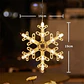Adorno Navideño Colgante con Luz LED a Pilas – 10 Diseños para Ventanas y Hogar - Miniatura 13