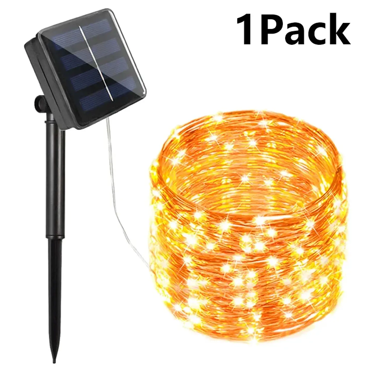 Guirnalda Solar LED para Exterior – 7, 12, 22 y 32 Metros, hasta 300 Luces 9