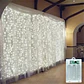 Cortina de Luces LED Navideñas a Pilas – 8 Modos, Hasta 6 × 3 m y 600 LED - Miniatura 1