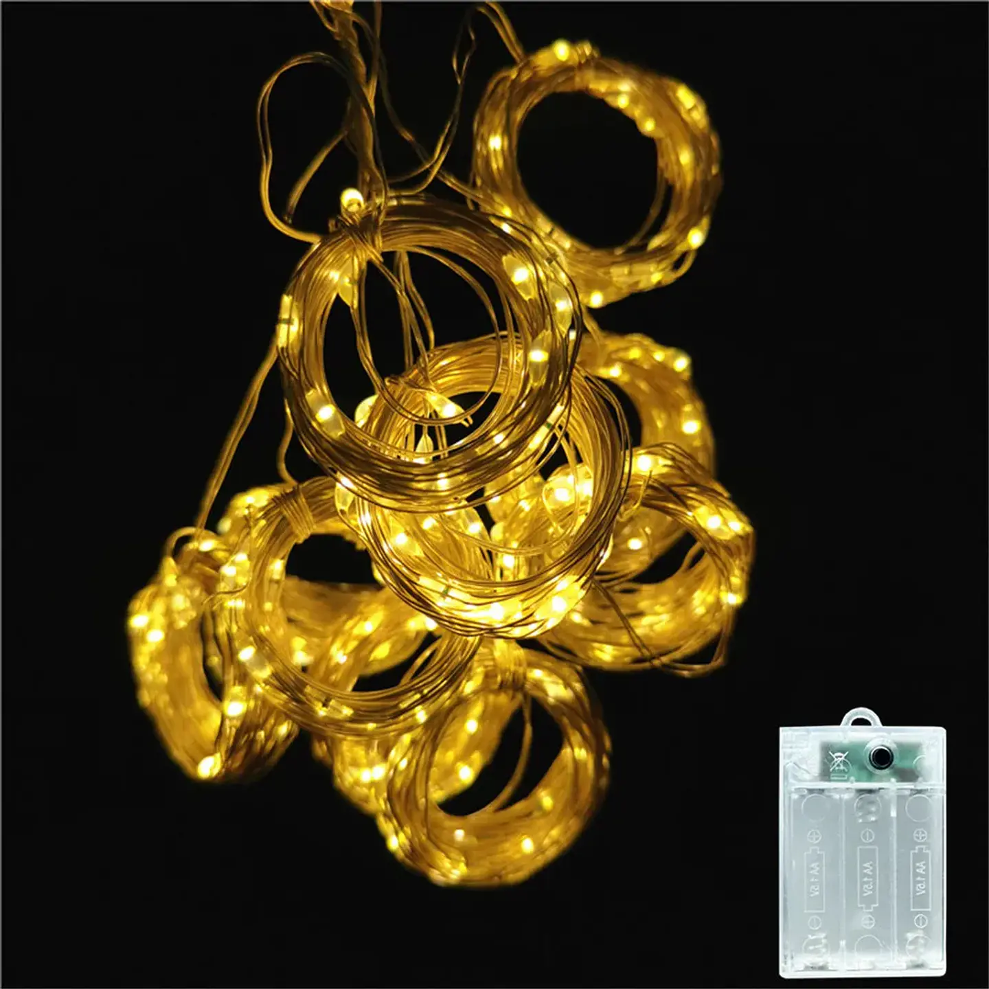 Cortina de Luces LED Navideñas a Pilas – 8 Modos, Hasta 6 × 3 m y 600 LED 3