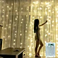Cortina de Luces LED Navideñas a Pilas – 8 Modos, Hasta 6 × 3 m y 600 LED - Miniatura 4