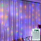 Cortina de Luces LED Navideñas a Pilas – 8 Modos, Hasta 6 × 3 m y 600 LED - Miniatura 7