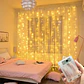 Cortina de Luces LED Navideñas a Pilas – 8 Modos, Hasta 6 × 3 m y 600 LED - Miniatura 9