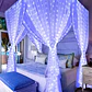 Cortina de Luces LED USB con Control Remoto – 8 Modos, Hasta 3 × 3 m y 300 LED - Miniatura 11