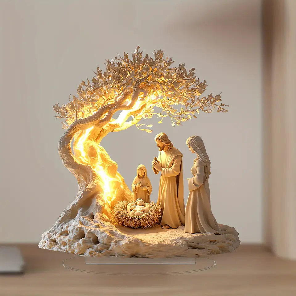 Nacimiento Navideño Decorativo de Sobremesa – Escena de Belén 8