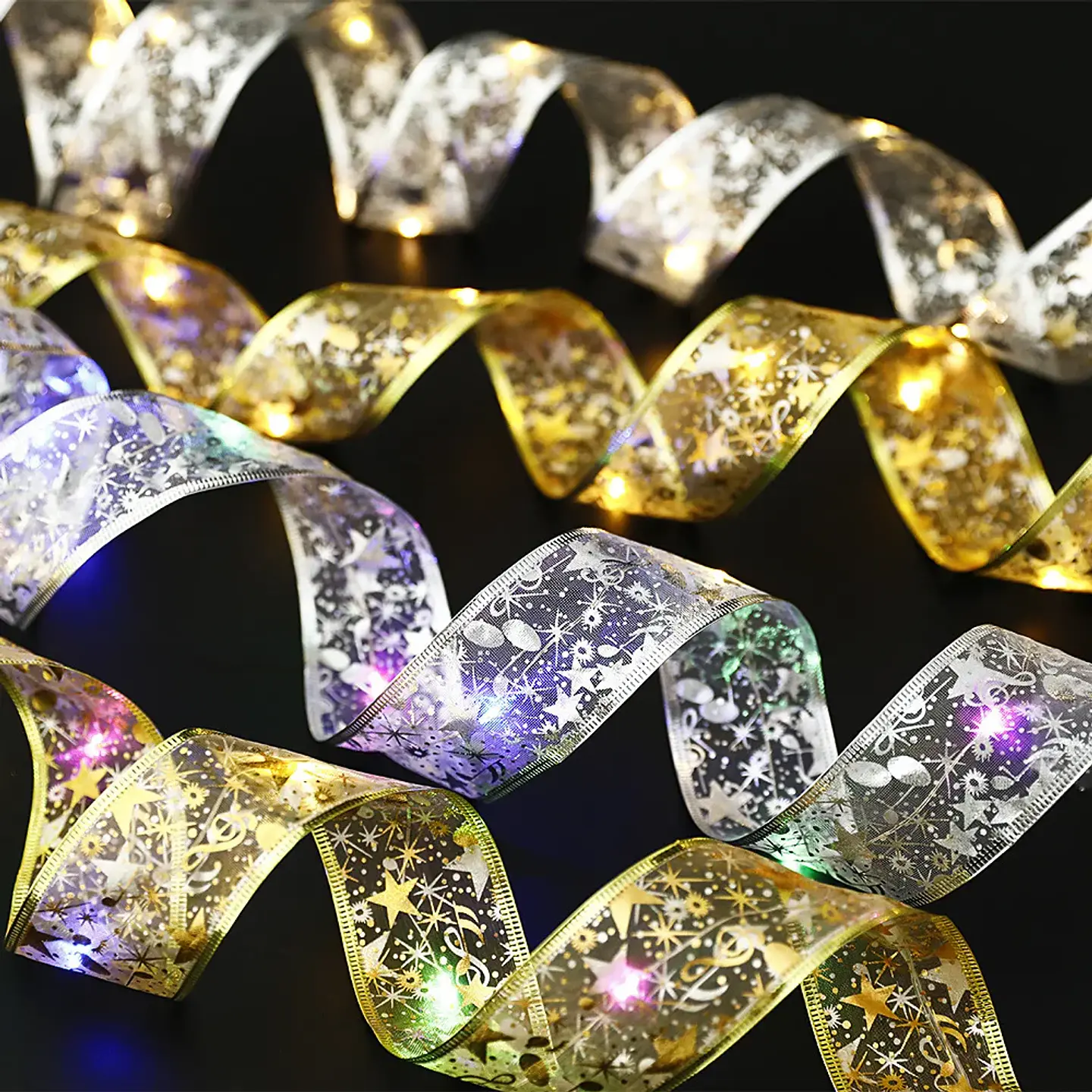 Cinta LED Navideña Decorativa con Luces – Ideal para Árbol, Guirnaldas y Lazos 5
