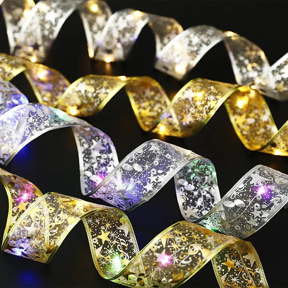 Cinta LED Navideña Decorativa con Luces – Ideal para Árbol, Guirnaldas y Lazos 5