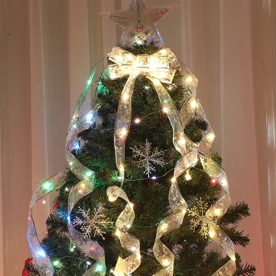 Cinta LED Navideña Decorativa con Luces – Ideal para Árbol, Guirnaldas y Lazos 6