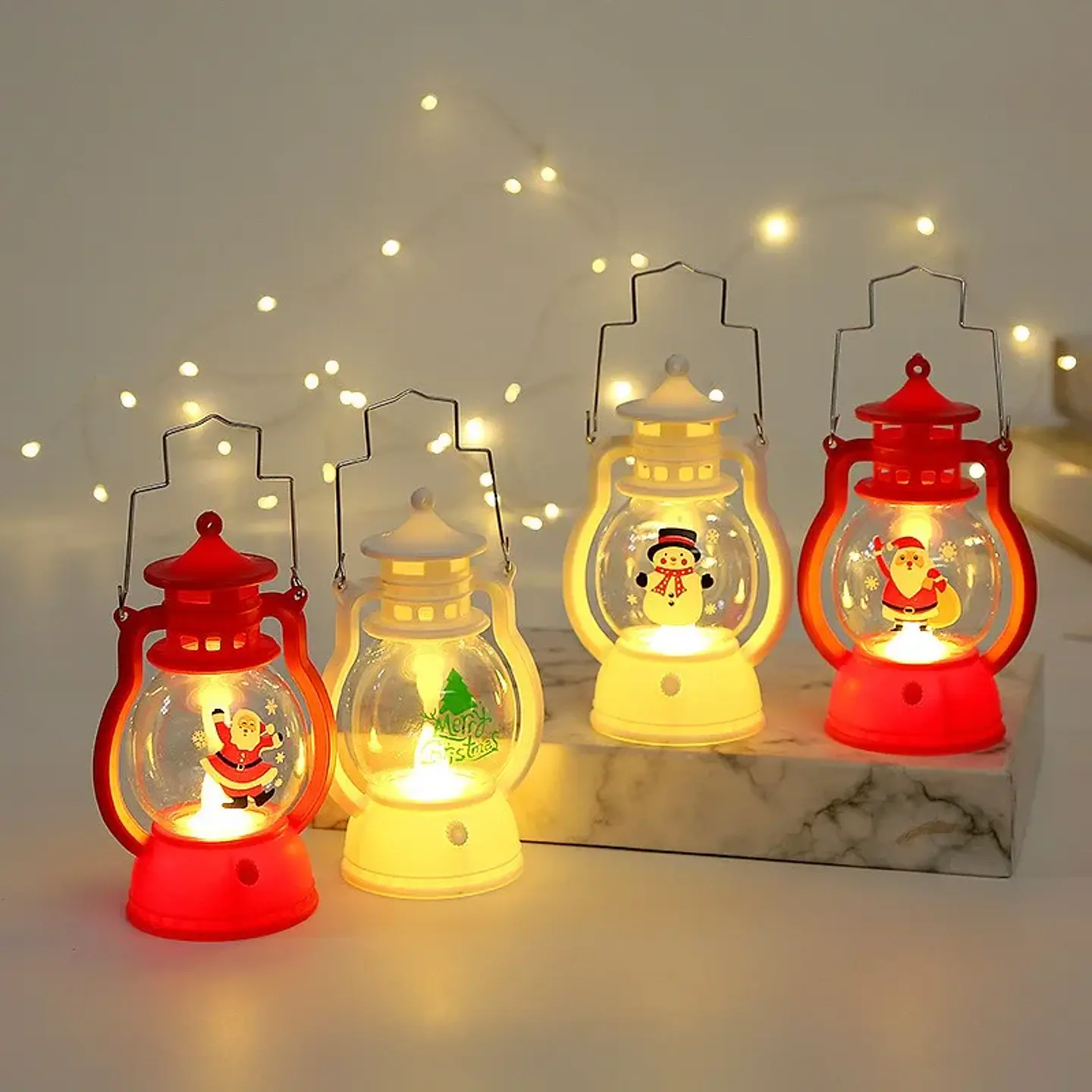 Farol LED Navideño Decorativo con Luz – Adorno Luminoso para Navidad 3