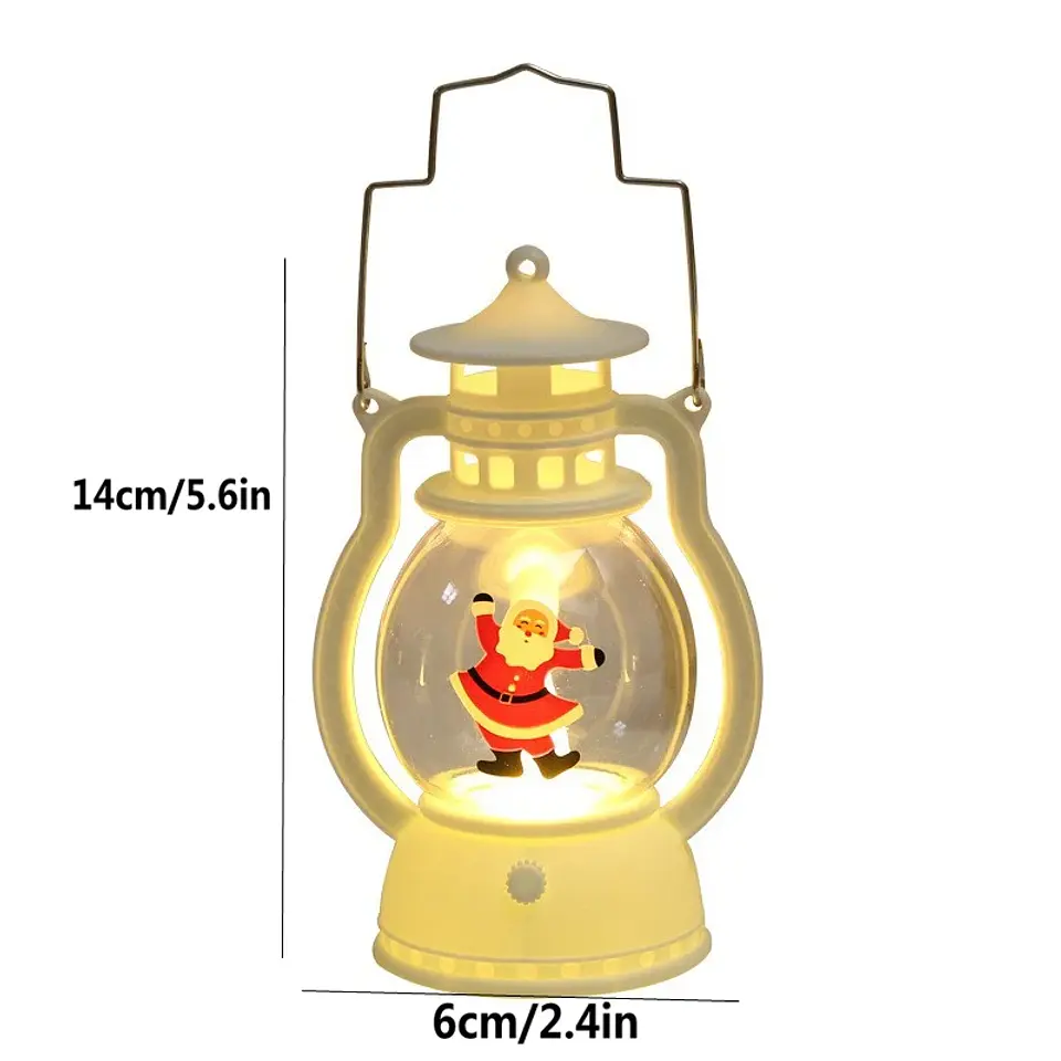 Farol LED Navideño Decorativo con Luz – Adorno Luminoso para Navidad 5