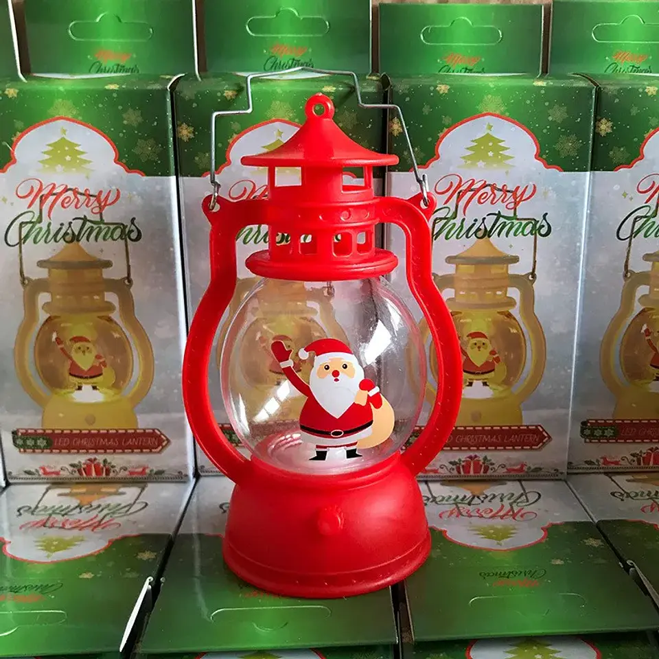 Farol LED Navideño Decorativo con Luz – Adorno Luminoso para Navidad 7