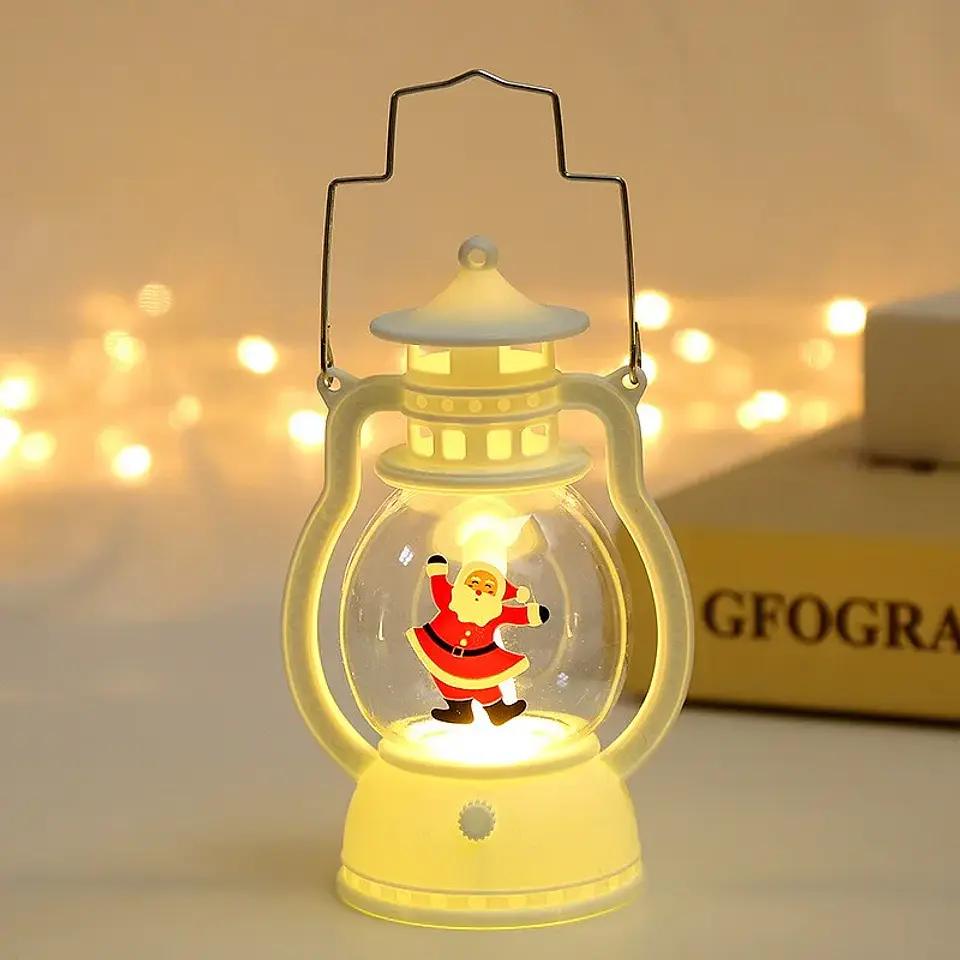 Farol LED Navideño Decorativo con Luz – Adorno Luminoso para Navidad 9