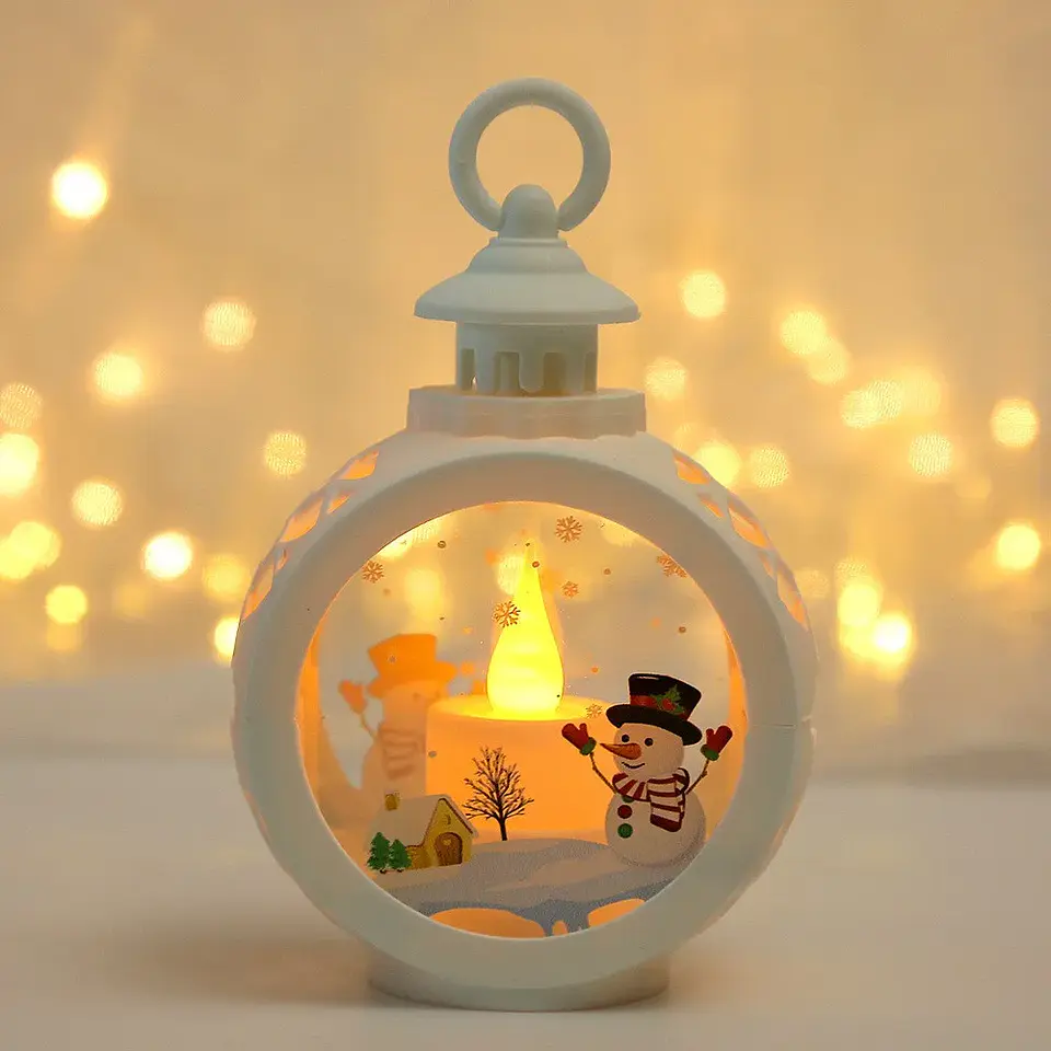 Farol LED Navideño Decorativo con Luz – Adorno Luminoso para Navidad 11