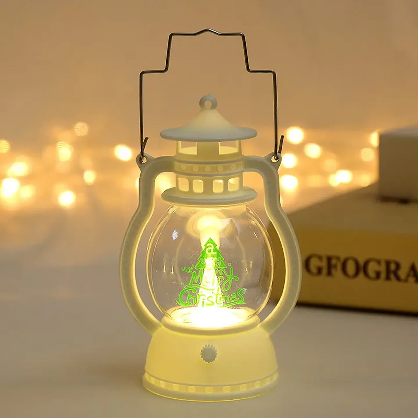 Farol LED Navideño Decorativo con Luz – Adorno Luminoso para Navidad 14