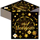 Servilletas Premium Año Nuevo Negro y Dorado – Decoración Elegante para Fiesta - Miniatura 1