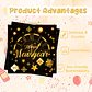 Servilletas Premium Año Nuevo Negro y Dorado – Decoración Elegante para Fiesta - Miniatura 3