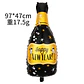 Globos Decorativos Año Nuevo Dorado y Negro – Estrellas, Botellas y Diseños de Fiesta - Miniatura 9