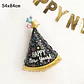 Globos Decorativos Año Nuevo Dorado y Negro – Estrellas, Botellas y Diseños de Fiesta - Miniatura 13