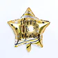 Globos Decorativos Año Nuevo Dorado y Negro – Estrellas, Botellas y Diseños de Fiesta - Miniatura 16