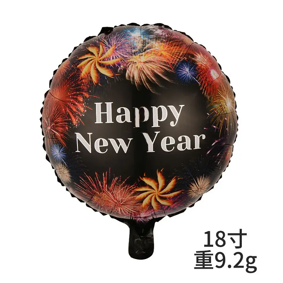 Globos Decorativos Año Nuevo Dorado y Negro – Estrellas, Botellas y Diseños de Fiesta 23