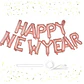 Globos Decorativos Año Nuevo Dorado y Negro – Estrellas, Botellas y Diseños de Fiesta - Miniatura 32